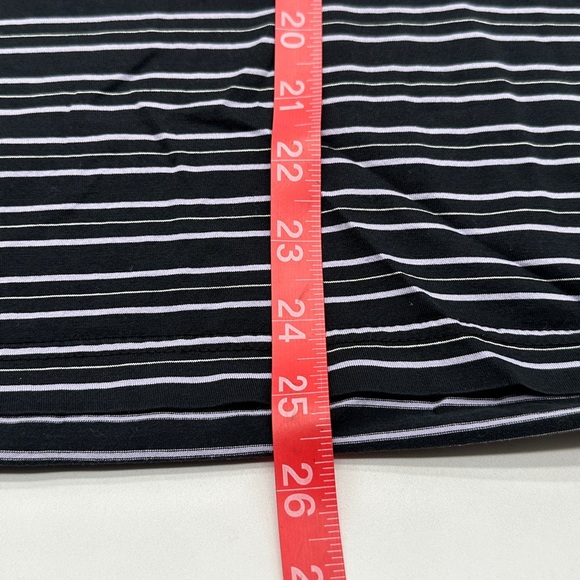 Peter Millar Mens Golf Polo Shirt Large Black Striped Short Sleeve Casual - Picture 9 of 9
